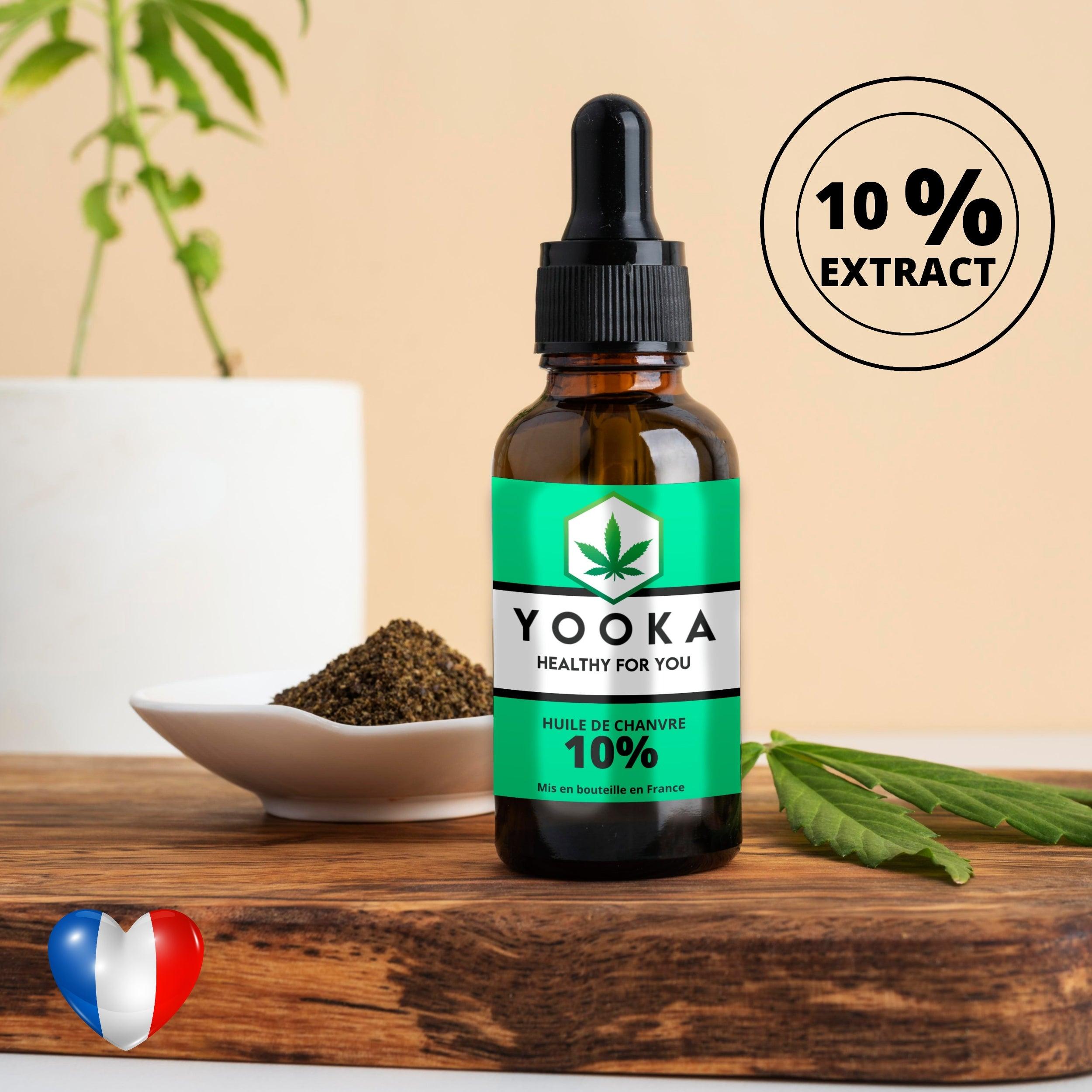 HUILE de CBD BIO 10% PREMIUM - Yooka CBD