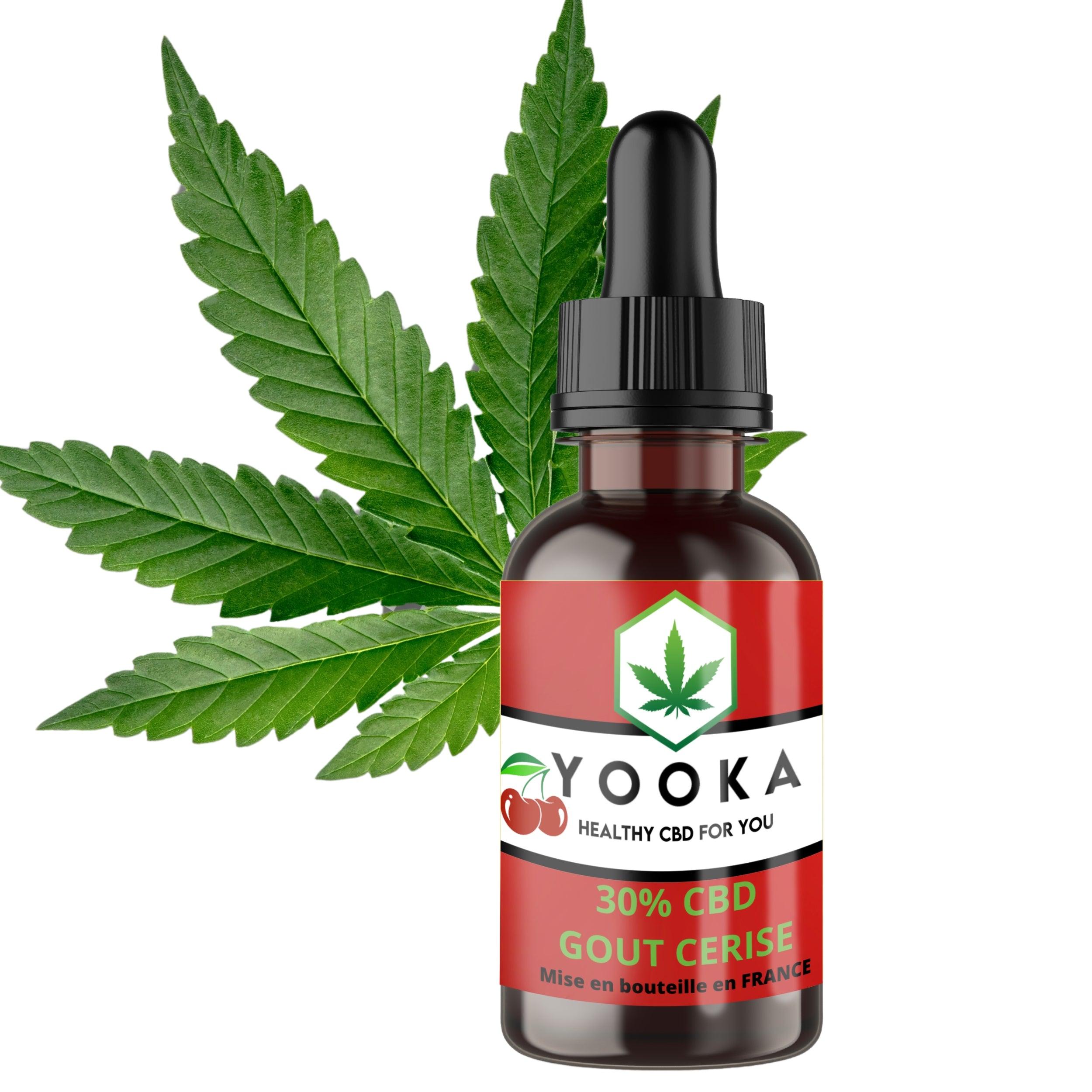 HUILE CERISE CBD BIO MCT 30% FULL SPECTRUM - Yooka CBD