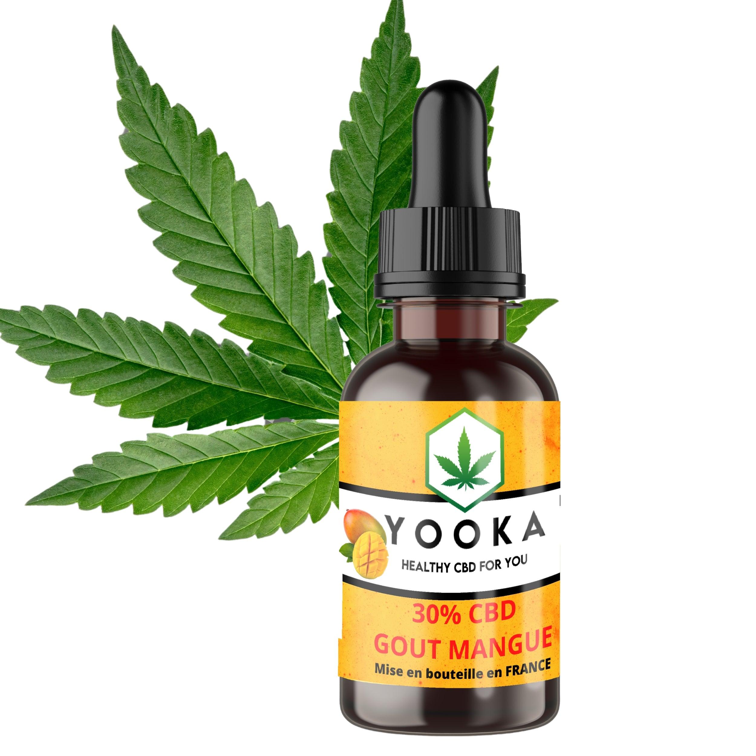 HUILE MANGUE CBD BIO MCT 30% FULL SPECTRUM - Yooka CBD