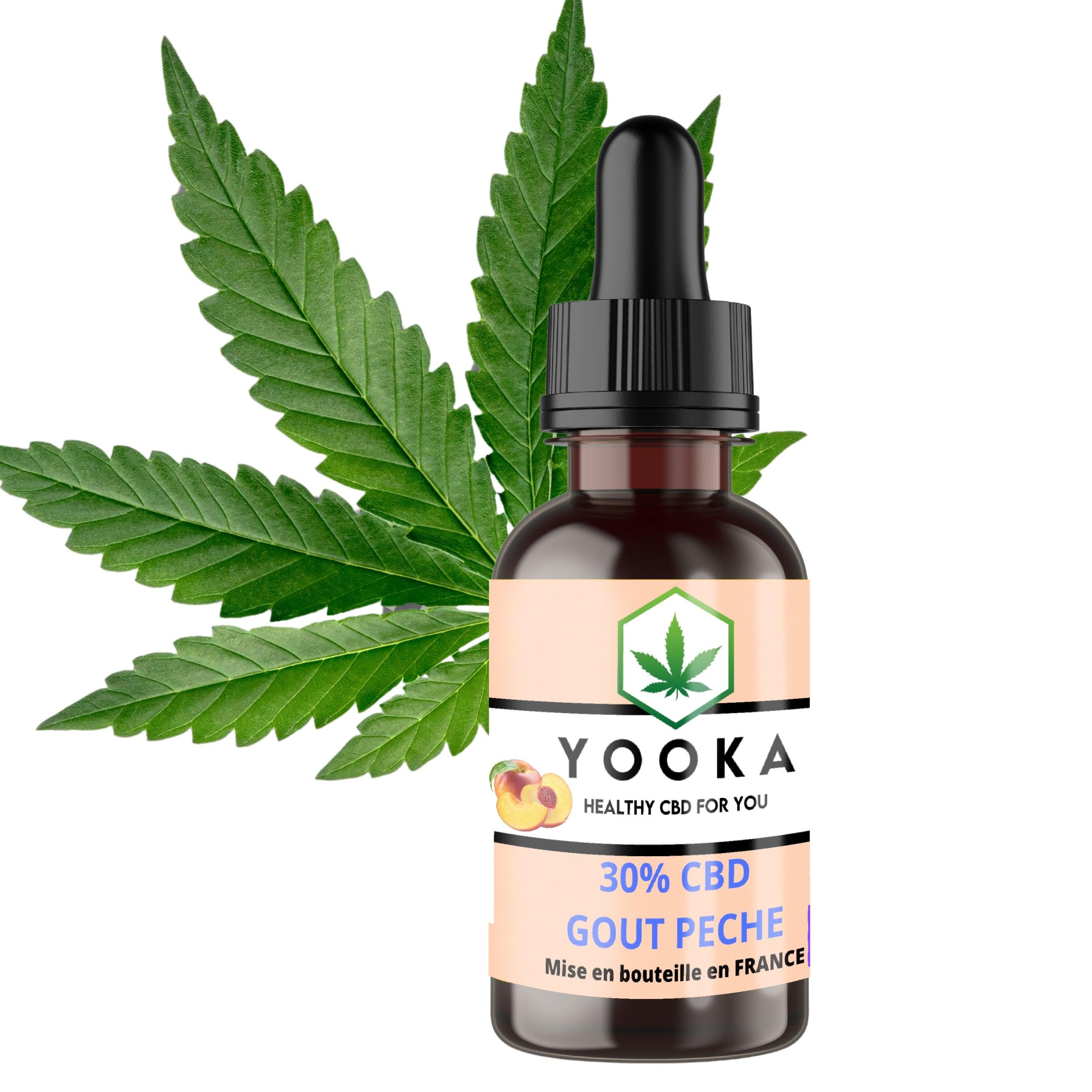 HUILE PECHE CBD BIO MCT 30% FULL SPECTRUM - Yooka CBD